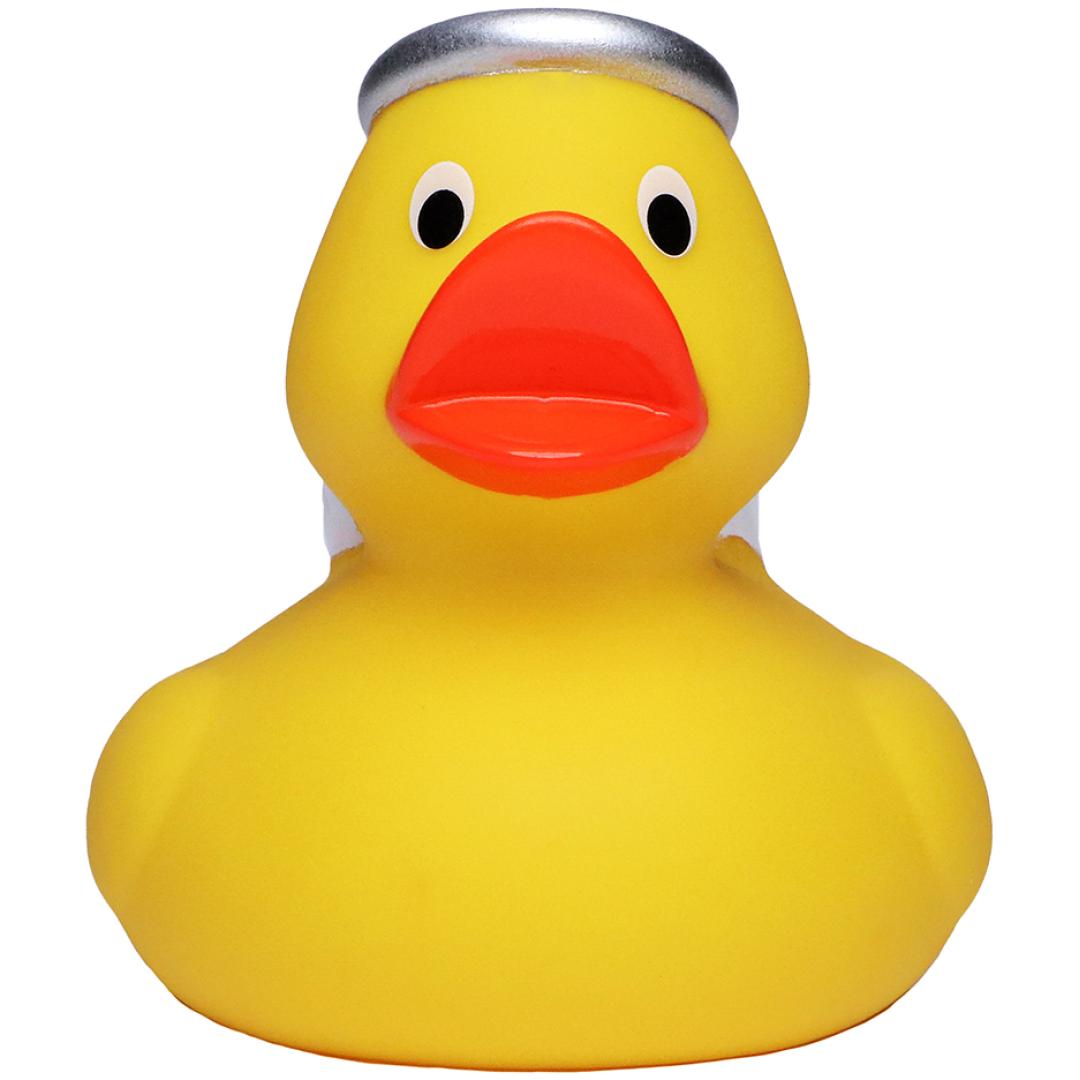 M131031 Gelb/orange - Badeente Engel - mbw